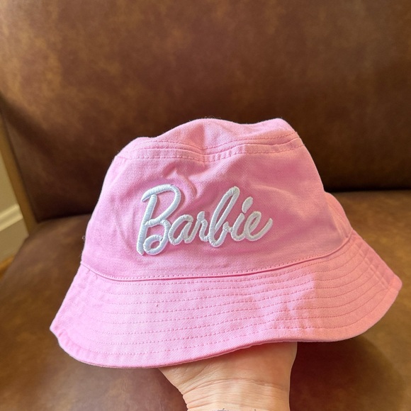 Barbie Accessories - Berkshire Barbie Pink Embroidered Logo Bucket Hat